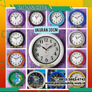 Jam Dinding Custom Ukuran 30 Cm